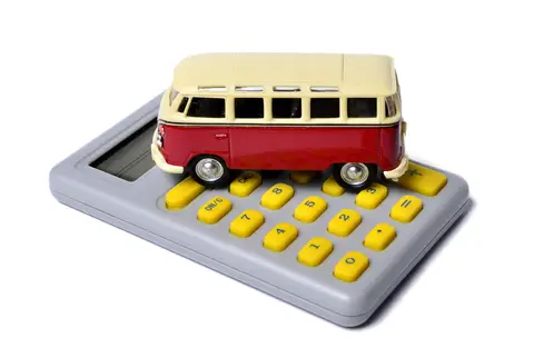 © Dmitrimaruta | Dreamstime.com - Miniature Minivan On A Calculator Photo