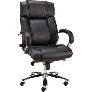 Staples Sonada Bonded Leather Managers Chair, Fixed Arm, Black 2[1]