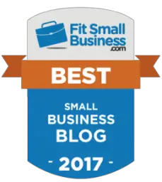 FitsSmallBusiness.com: Award for Best Small Business Blog 2017 (link will open in a new window or tab)